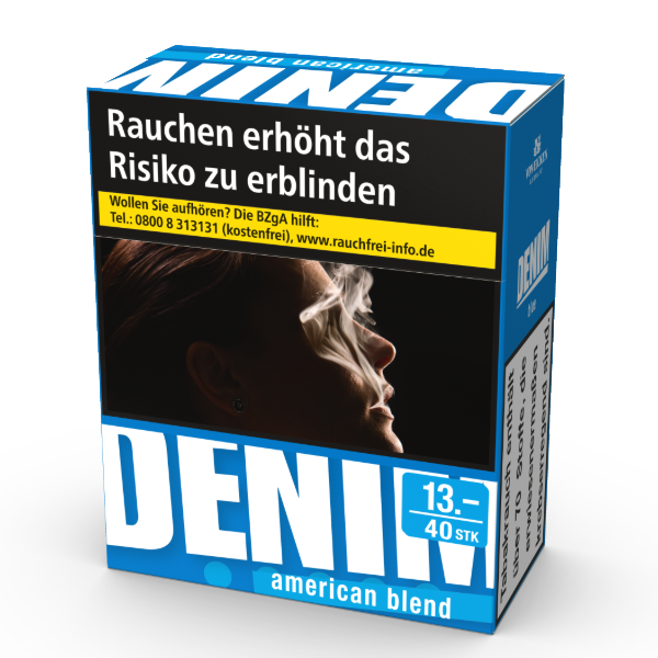 Denim Blue XXXL-Box 4 x 40 Zigaretten Denim Blue XXXL-Box 4 x 40 Zigaretten